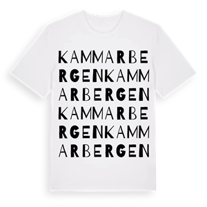 Kammarbergen ordlek t-shirt – ekologisk bomull t-shirt från Pinshirt