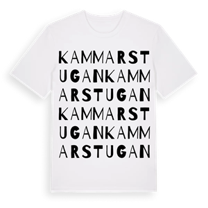 Kammarstugan ordlek t-shirt – ekologisk bomull t-shirt från Pinshirt