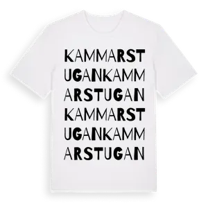 Kammarstugan ordlek t-shirt – ekologisk bomull t-shirt från Pinshirt