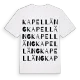 Kapelläng ordlek t-shirt