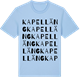 Blue Soul t-shirt med Kapelläng ordlek t-shirt
