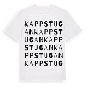 Kappstugan ordlek t-shirt – ekologisk bomull t-shirt från Pinshirt