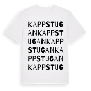 Kappstugan ordlek t-shirt – ekologisk bomull t-shirt från Pinshirt