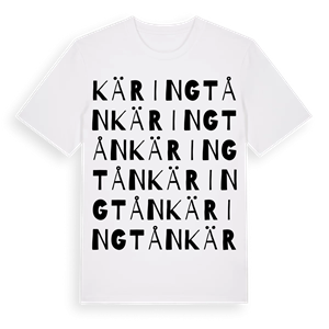 Käringtån ordlek t-shirt – ekologisk bomull t-shirt från Pinshirt
