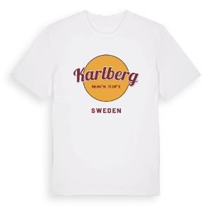 Karlberg cirkel t-shirt – ekologisk bomull t-shirt från Pinshirt