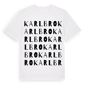 Karlbro ordlek t-shirt – ekologisk bomull t-shirt från Pinshirt