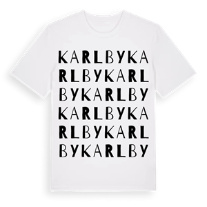 Karlby ordlek t-shirt – ekologisk bomull t-shirt från Pinshirt