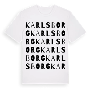 Karlsborg ordlek t-shirt – ekologisk bomull t-shirt från Pinshirt