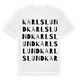 Karlslund ordlek t-shirt