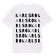 Karlsro ordlek t-shirt