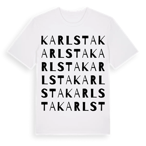 Karlsta ordlek t-shirt – ekologisk bomull t-shirt från Pinshirt