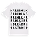 Kärrbol ordlek t-shirt