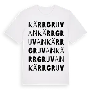 Kärrgruvan ordlek t-shirt – ekologisk bomull t-shirt från Pinshirt