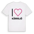 Jag älskar Kärrsjö t-shirt stort tryck