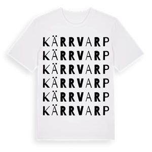 Kärrvarp ordlek t-shirt – ekologisk bomull t-shirt från Pinshirt