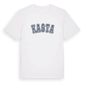 Kasta college t-shirt – ekologisk bomull t-shirt från Pinshirt
