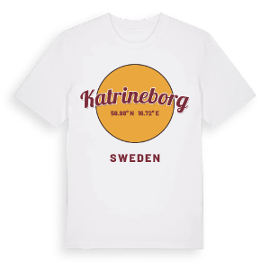 Katrineborg cirkel t-shirt – ekologisk bomull t-shirt från Pinshirt