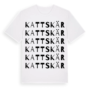Kattskär ordlek t-shirt – ekologisk bomull t-shirt från Pinshirt
