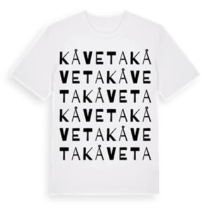 Kåveta ordlek t-shirt – ekologisk bomull t-shirt från Pinshirt