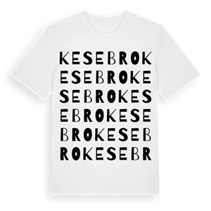 Kesebro ordlek t-shirt – ekologisk bomull t-shirt från Pinshirt