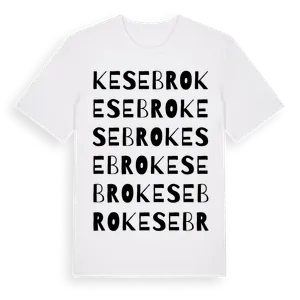 Kesebro ordlek t-shirt – ekologisk bomull t-shirt från Pinshirt