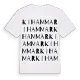 Kihammar ordlek t-shirt