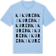 Blue Soul t-shirt med Kikuren ordlek t-shirt