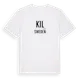 White t-shirt med Kil i Sverige t-shirt