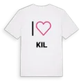 Jag älskar Kil t-shirt stort tryck