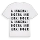 Kinger ordlek t-shirt
