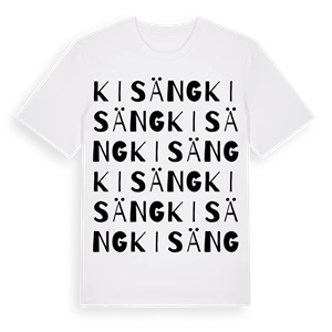 Kisäng ordlek t-shirt – ekologisk bomull t-shirt från Pinshirt