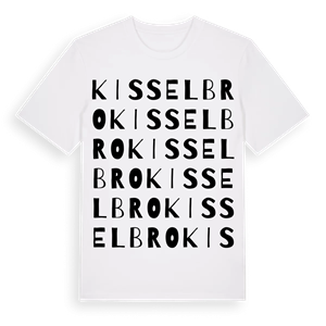 Kisselbro ordlek t-shirt – ekologisk bomull t-shirt från Pinshirt