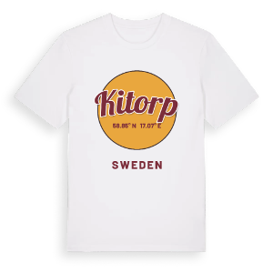 Kitorp cirkel t-shirt – ekologisk bomull t-shirt från Pinshirt