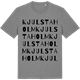 Mid Heather Gray t-shirt med Kjulstaholm ordlek t-shirt
