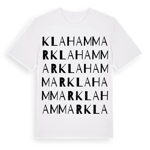 Klahammar ordlek t-shirt – ekologisk bomull t-shirt från Pinshirt