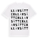 Klavsätter ordlek t-shirt
