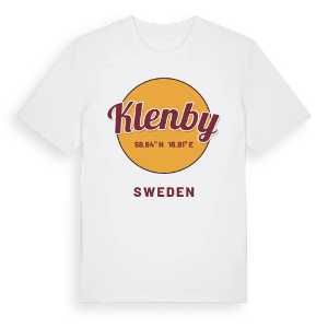 Klenby cirkel t-shirt – ekologisk bomull t-shirt från Pinshirt