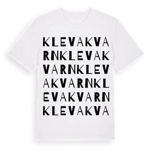 Kleva kvarn ordlek t-shirt – ekologisk bomull t-shirt från Pinshirt