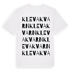 Kleva kvarn ordlek t-shirt – ekologisk bomull t-shirt från Pinshirt