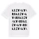 Kleva kvarn ordlek t-shirt