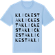Blue Soul t-shirt med Klickesta ordlek t-shirt