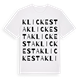 Klickesta ordlek t-shirt