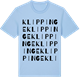 Blue Soul t-shirt med Klippinge ordlek t-shirt