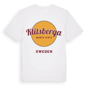 Klitsberga cirkel t-shirt – ekologisk bomull t-shirt från Pinshirt