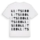 Klitsbro ordlek t-shirt