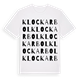 Klockarbol ordlek t-shirt