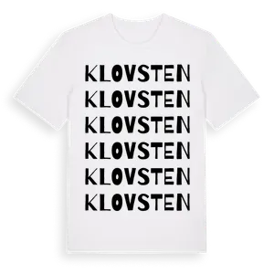 Klovsten ordlek t-shirt – ekologisk bomull t-shirt från Pinshirt
