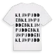 Klumpudden ordlek t-shirt