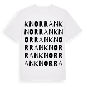 Knorran ordlek t-shirt – ekologisk bomull t-shirt från Pinshirt