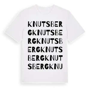 Knutsberg ordlek t-shirt – ekologisk bomull t-shirt från Pinshirt